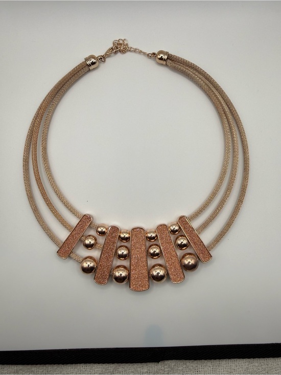 Jewelry - Rose Gold Statement Collar Necklace - Women's Jewelry